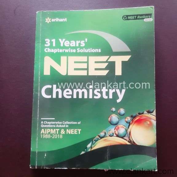 31 years chemistry NEET previous year papers arihant