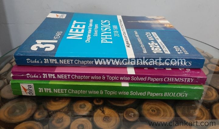 31 yrs 2018-1988 NEET chapterwise topic wise PYQ papers PCB-3pc set