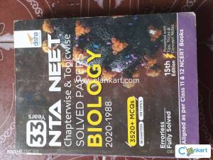 33 Years NTA NEET Chapterwise & Topicwise SOLVED PAPERS BIOLOGY