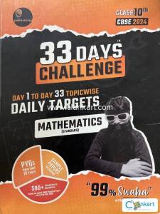 33 days Challenge Maths for grade 10