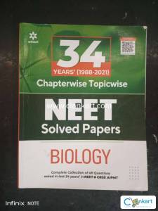 34 years chapter/topicwise NEET solved papers BIOLOGY