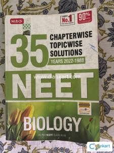 35 chapter wise topic wise solutions  NEET BIOLOGY