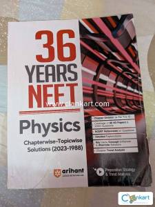 36 Years Neet ug PYQ chapterwise topicwise solutions Physics