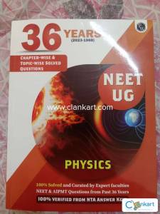36 year of NEET UG physics PYQ