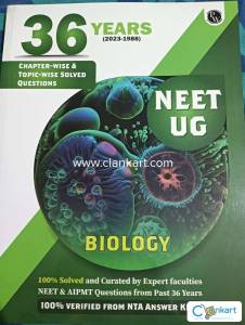 36 years NEET UG PYQs Biology