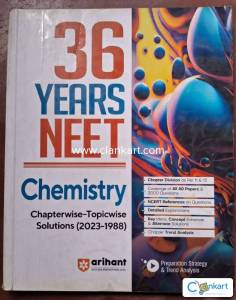 36 years NEET chemistry chapter wise solution (2023- 1988) Arihant