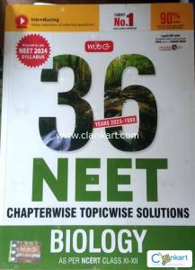 36 years biology pyq book for neet