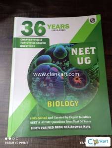 36 years pyq NEET UG biology