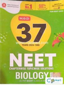 37 years mtg neet biology