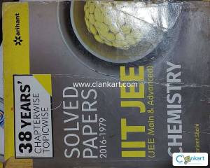38 Years' Chapterwise Topicwise Solved Papers IIT JEE Chemistry