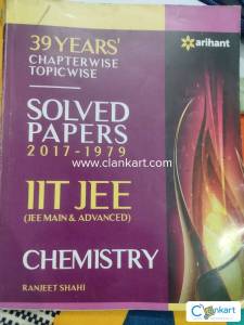 39 YEARS SOLVED PAPERS IIT JEE CHEMISTRY ( MAINS AND ADVANCED )