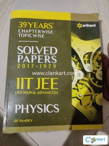 39 Years' Chapterwise Topicwise Solved Papers IIT JEE PHYSICS