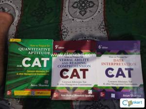 3 books bundle Of CAT prep Exams Conditions like newly bought