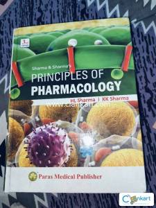 3rd edition Sharma and sharma's Principles of Pharmacology