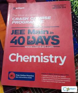 40 Days Crash Course for JEE Main Chemistry