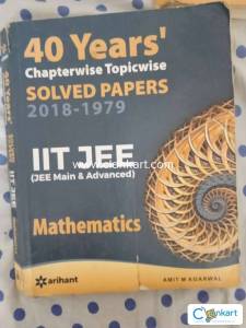40 Years' Chapterwise Topicwise Solved Papers IIT JEE Mathematics