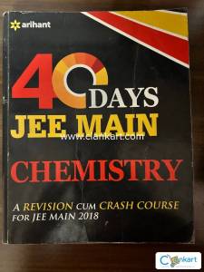 40 days jee main chemistry Arihant publications