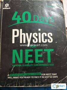 Arihant 40 days physics book for neet