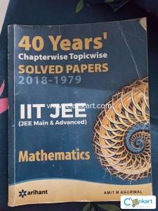 40 years Chapterwise Topicwise Solved Papers IIT JEE
