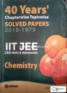 40 years Solved Papers IIT JEE Chemistry