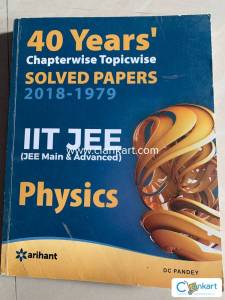 40 years chapterwise topicwise solved papers 2018-1979 IIT JEE