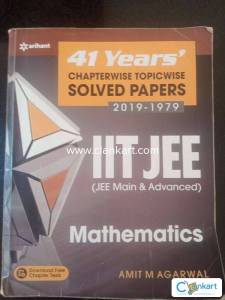41 years chapterwise solved papers iit jee(main & advanced)