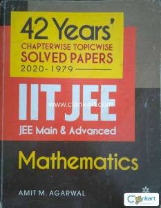 42 Years Chapterwise Solved Papers (2020-1979) IIT JEE Mathematics