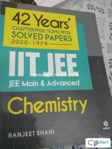 42 Years Chapterwise Topicwise Solved Papers (2020-1979) IIT JEE Chemi