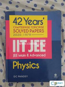 42 Years Chapter Topicwise Solved Papers (2020-1979) IIT JEE Physics