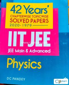 42 Years solved papers for IIT JEE MAINS AND ADVANCED