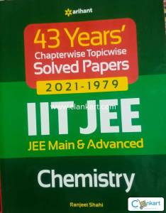 CHEMISTRY 43 Year's Chapterwise Solved Papers  2021-1979  Arihant