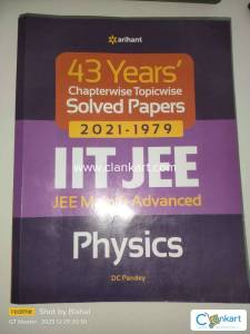 43 Years Chapterwise Topicwise Arihant Physics PYQ Book By DC Pandey