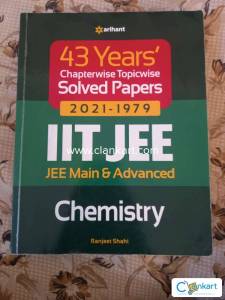 43 Years Chapterwise Topicwise Solved Papers (2021-1979) IIT JEE Chem