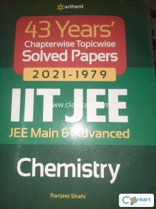 43 year's Chemistry solved papers IIT JEE MAINS & ADVANCED