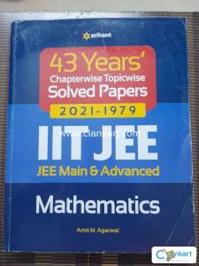 43 years Chapterwise, Topicwise solved papers IIT JEE (mains and adv)