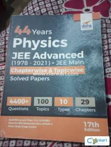 44 YEARS PHYSICS JEE ADVANCED+MAINS {1978-2021}, CHAPTER WISE AND TOPI