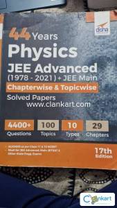 44 Years Physics JEE Advanced (1978 - 2021) + JEE Main Chapterwise