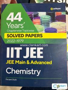 44 years Chapterwise Topicwise solved papers 2022-1979
