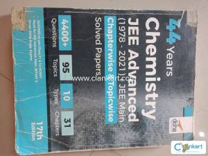 44 years Chemistry Jee advanced solved previous year papers