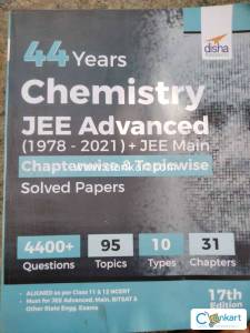 44 years chemistry JEE solved previous year papers