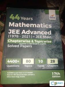 44 years mathematics jee advanced (1978-2021)+Jee main solved papers