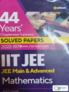 44 years solved papers jee mains & advance maths
