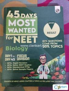 45 Days Most Wanted For NEET - Biology