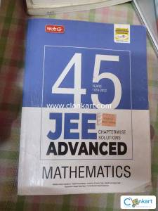 45 Years JEE Advanced chapterwise solutions MATHEMATICS