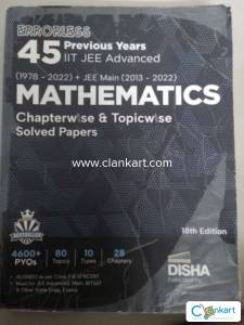45 previous years iit jee advance mathematicsntopic wise solved papers