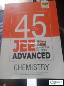 45years jee chapterwise solutions anvanced chemistry