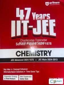 47 Year IIT-JEE Chapterwise-Topicwise Solved Papers 2024-1978 Chemistr