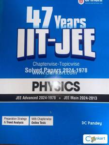 47 Years IIT-JEE Chapterwise-Topicwise Solved papers 2024-1978 Physics