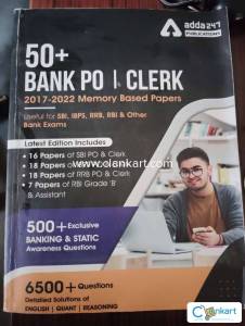 50+ BANK PO  CLERK MEMORY BASED PAPERS