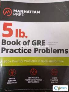 5 Lb. Book Of Gre Practice Problems Paperback   by Manhattan Prep